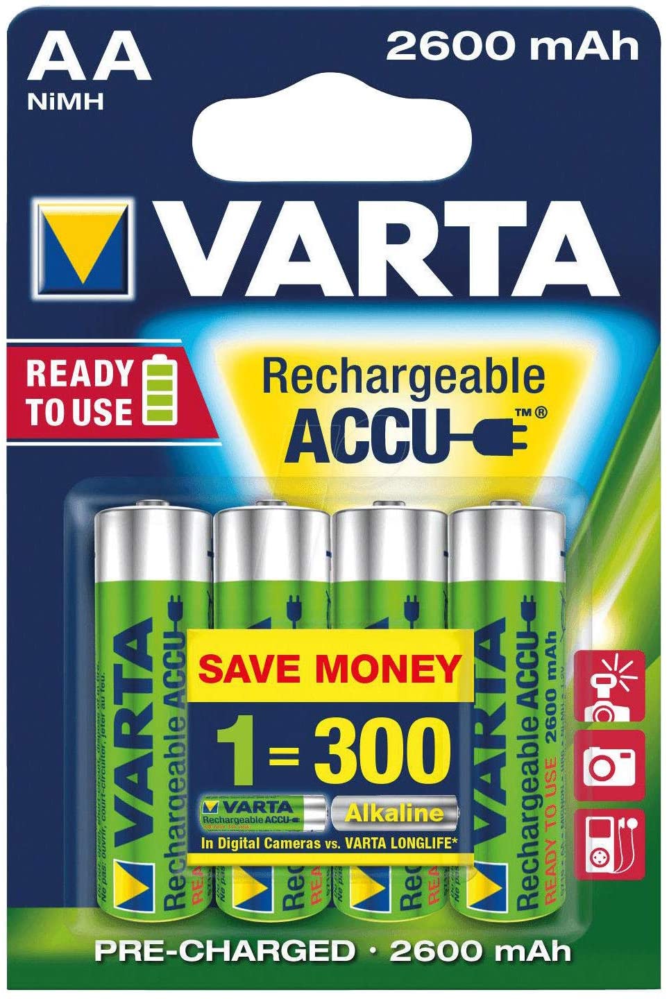 VARTA Premium Akku- & Ladesystem | Zubehör für mobile Empfänger (HelpLine Mini)