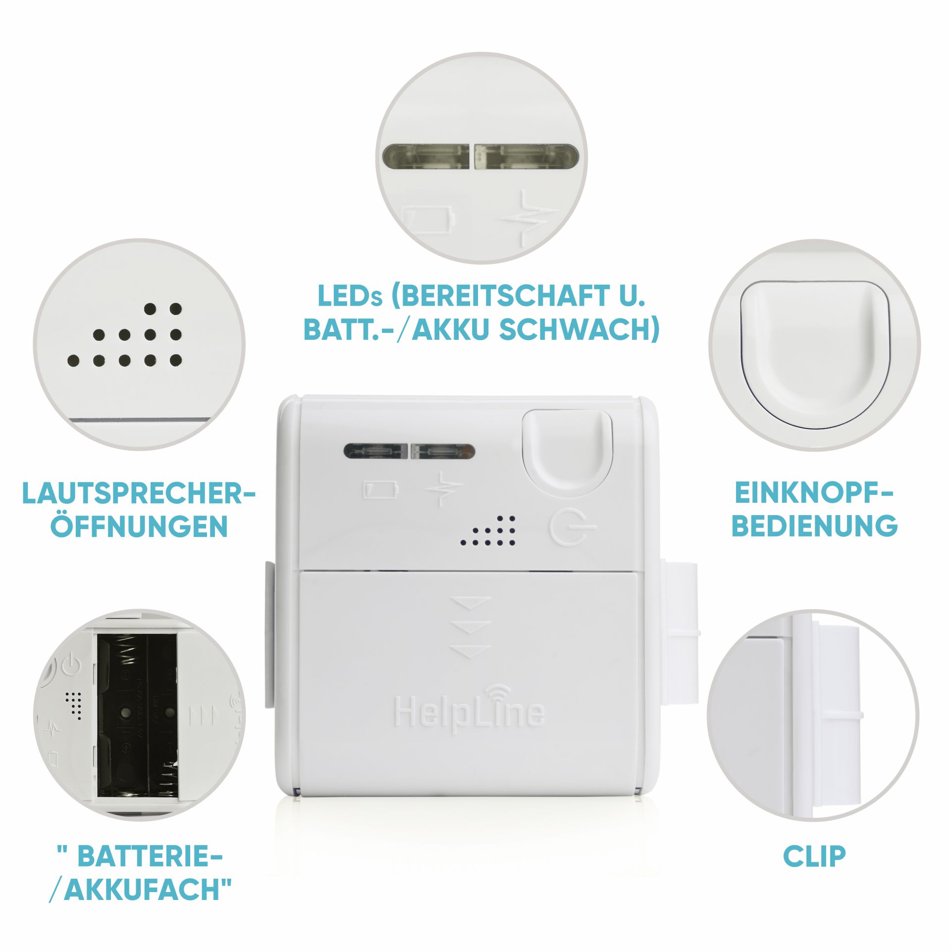 HelpLine Zusatz-Empfänger zur Systemerweiterung (Modell wählbar)